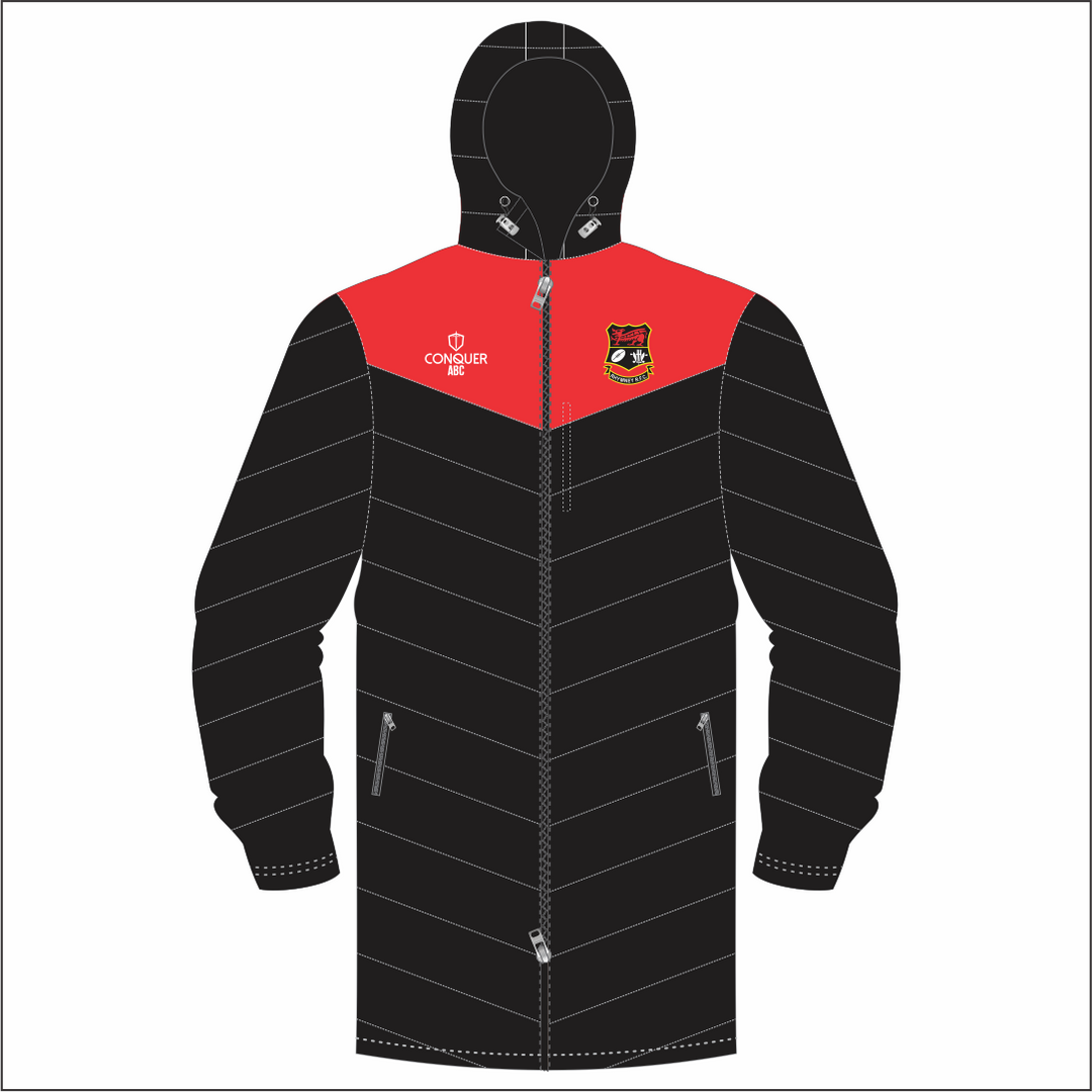 Rhymney RFC Long Puffy Jacket