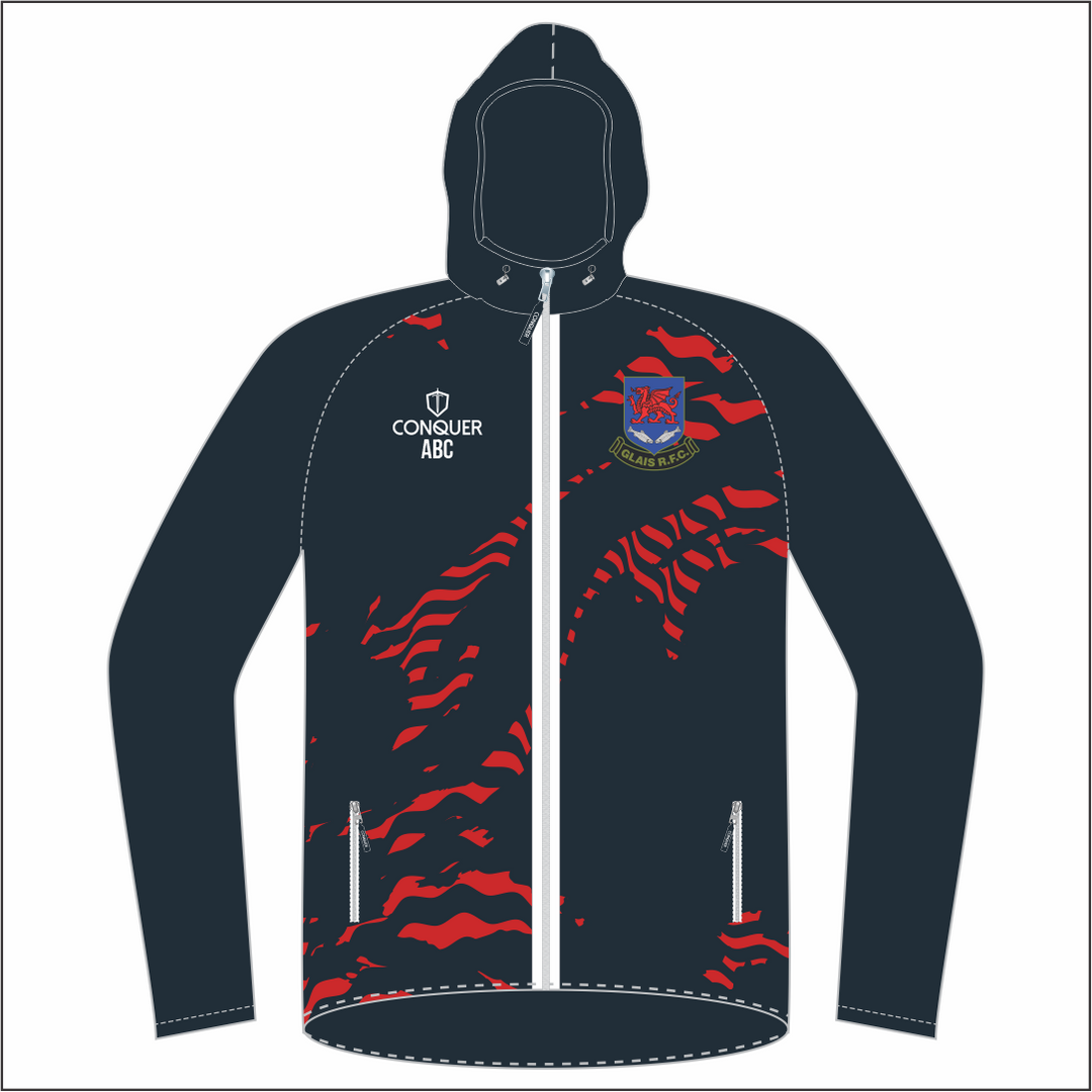 Glais RFC FZ Light Running Jacket Kids Patterned Body