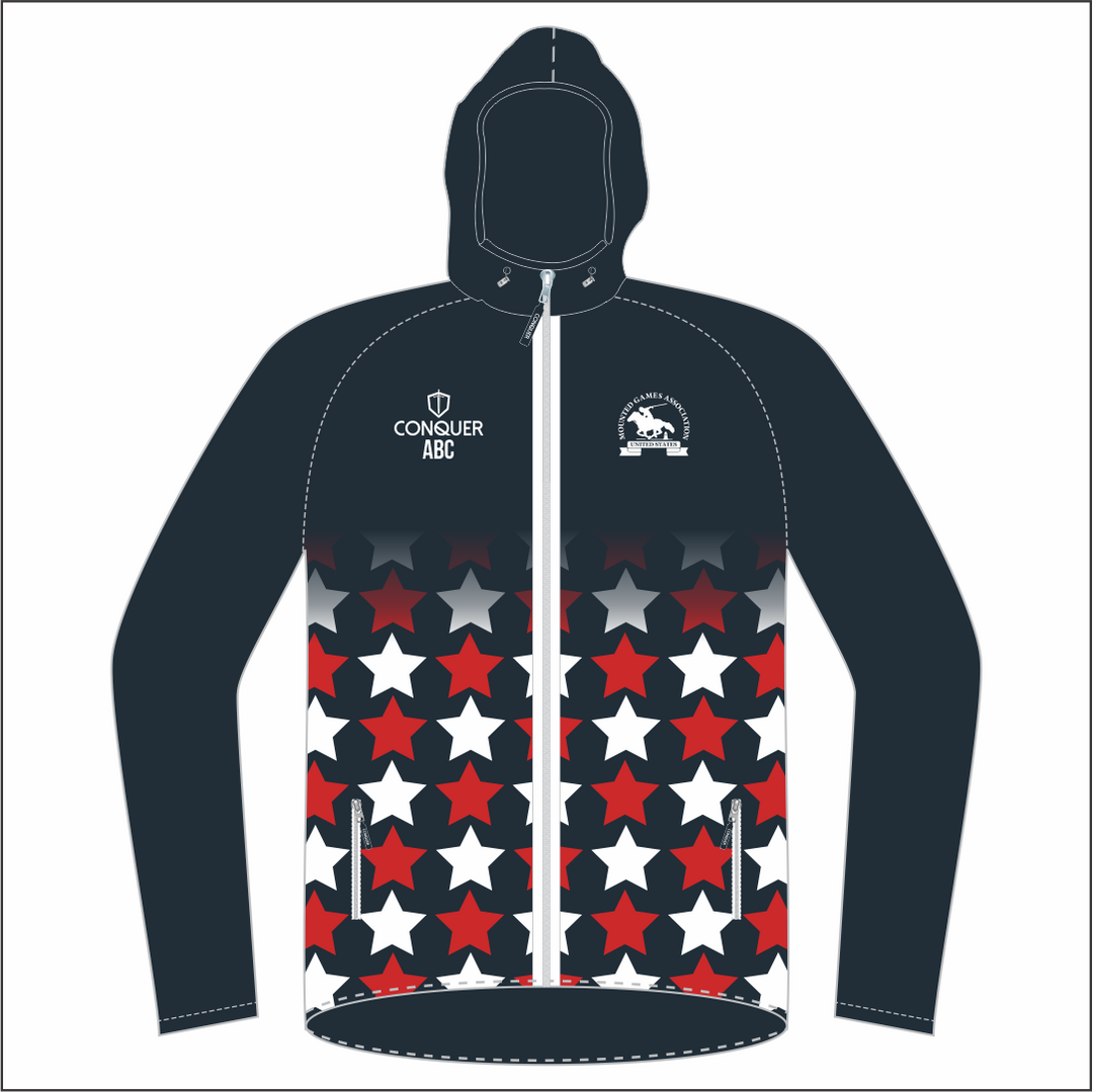 USA Mounted Games FZ Light Running Jacket Kids (FB)