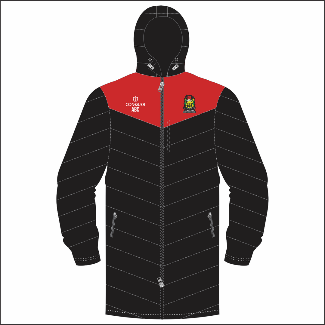 Pantyffynnon RFC Long Puffy Jacket Kids