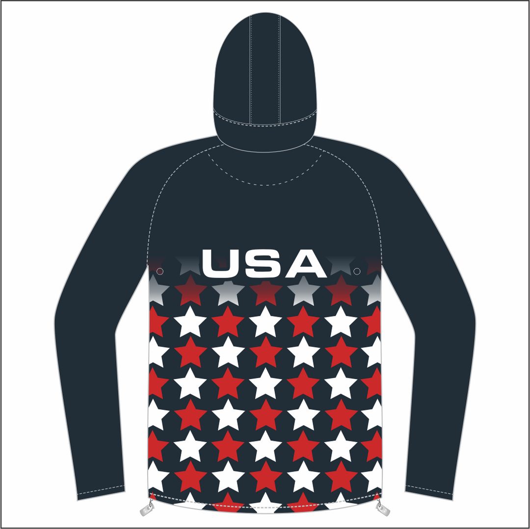 USA Mounted Games FZ Light Running Jacket Kids (FB)