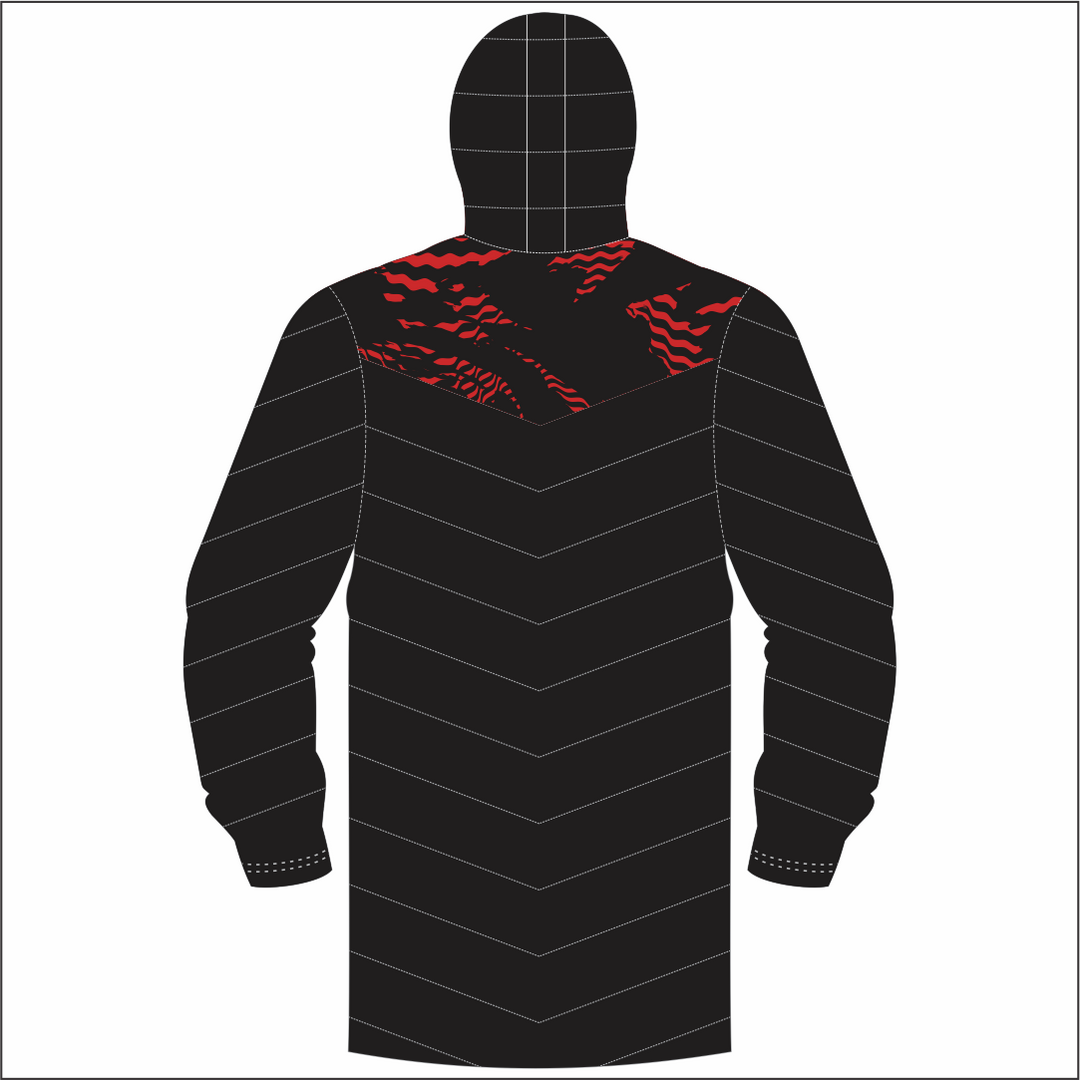 Rhymney RFC Kids Long Puffy Jacket