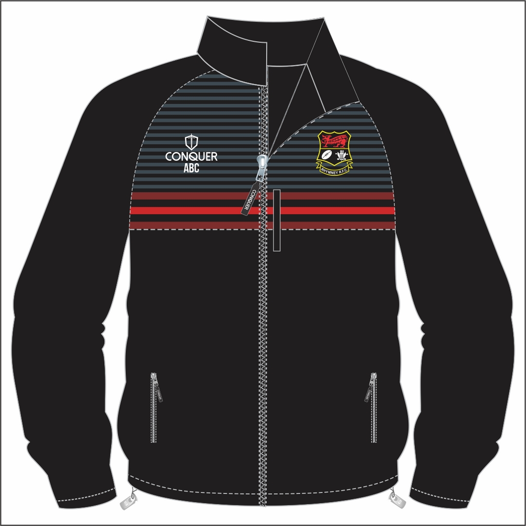 Rhymney RFC Full Zip Rain Jacket - 26/27