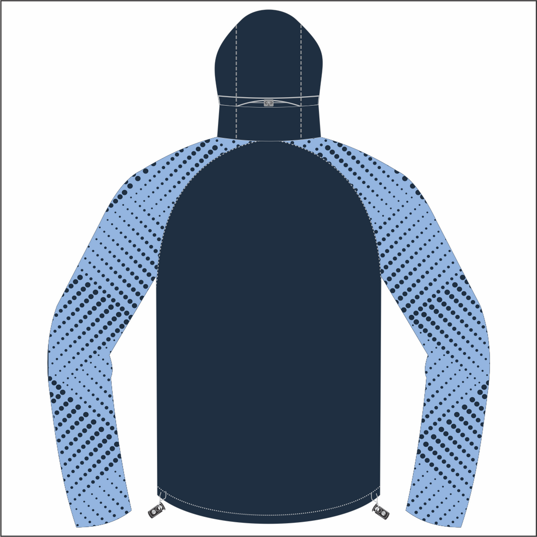 Clwb Criced Bronwydd PRO Full Zip Rain Jacket KIDS
