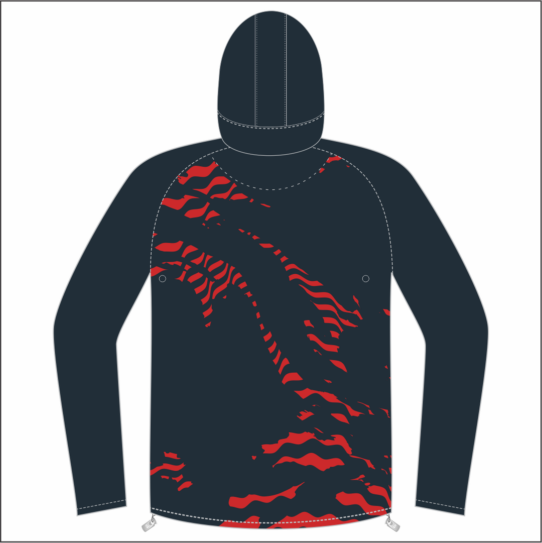 Glais RFC FZ Light Running Jacket Kids Patterned Body