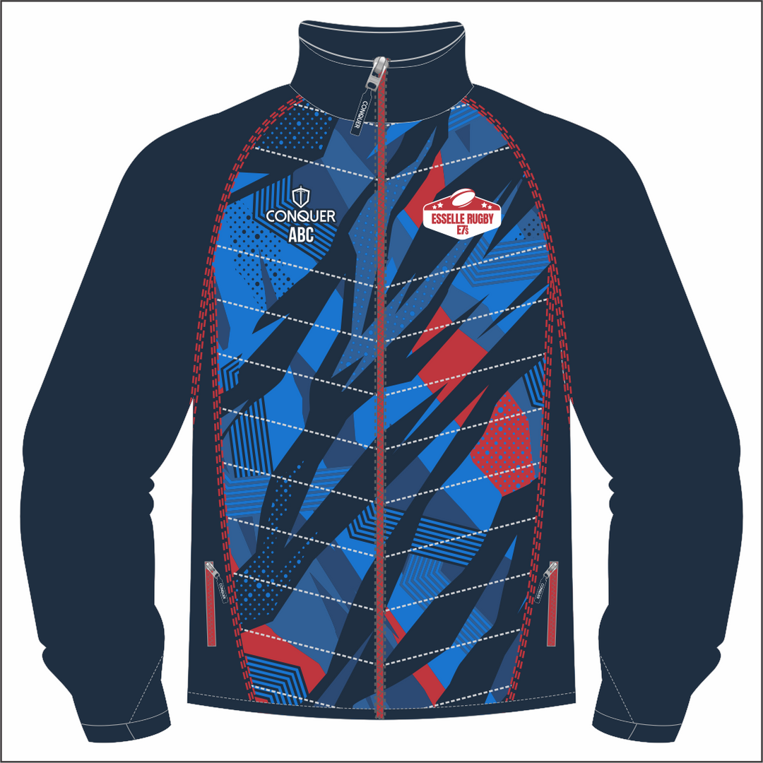 Esselle Rugby 7s MENS Team Full Zip Hybrid Jacket