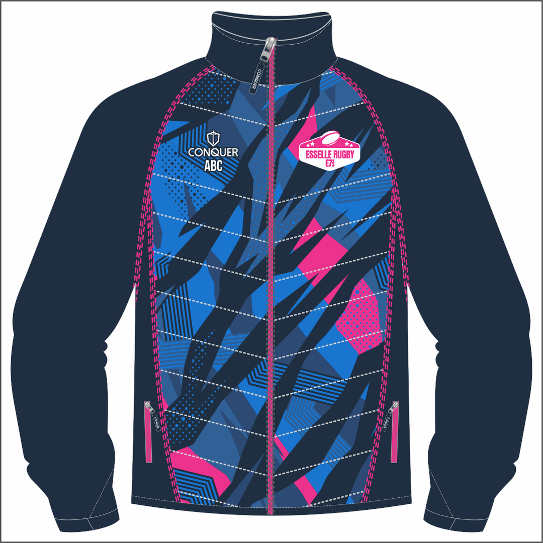 Esselle Rugby 7s WOMENS Team Full Zip Hybrid Jacket