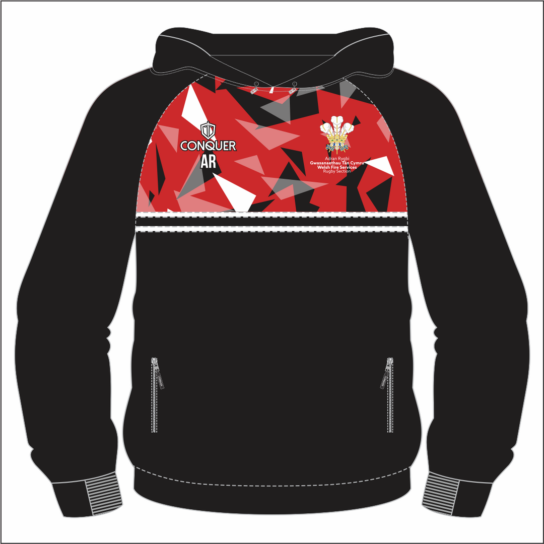 Welsh Fire Service Rugby Kids Hoodie