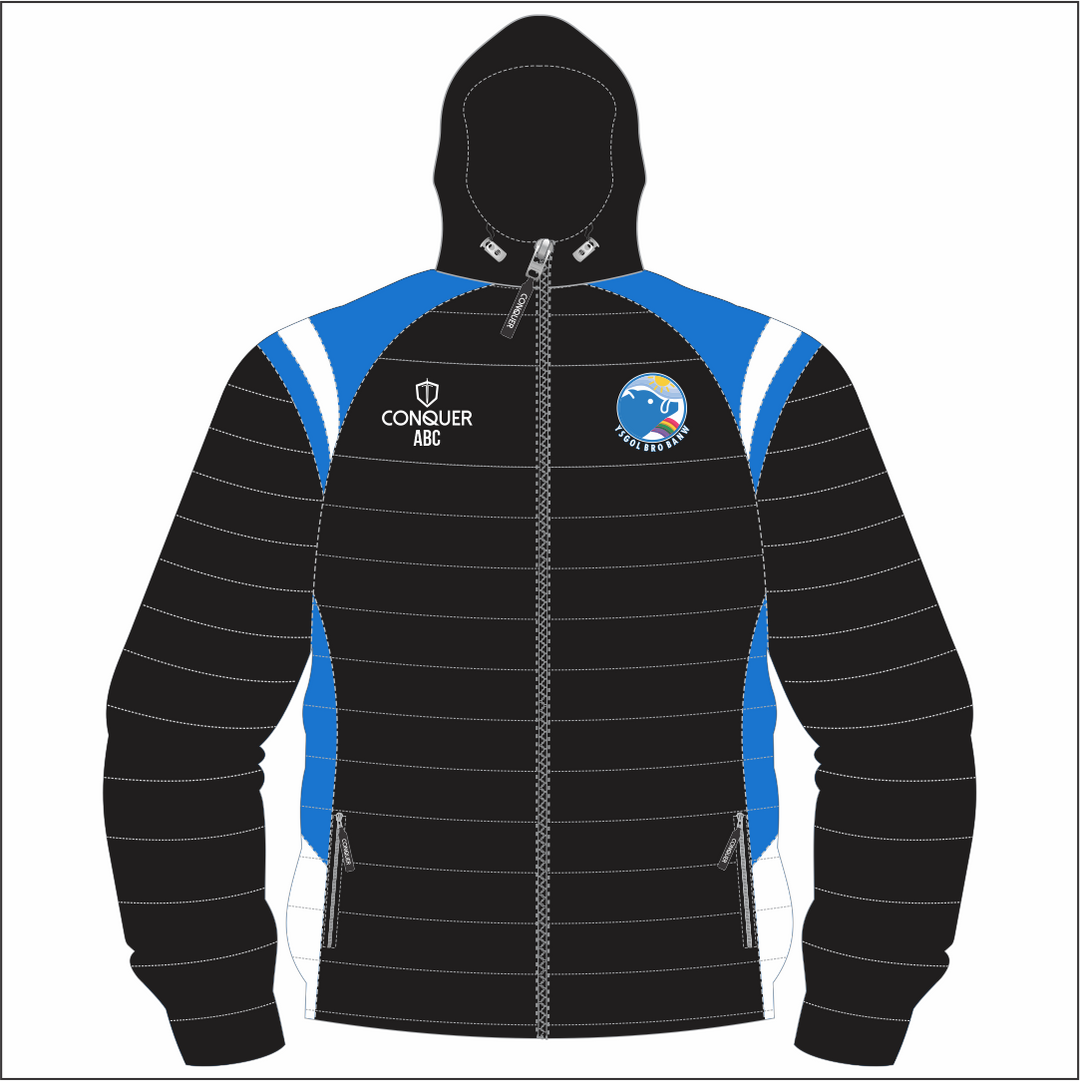 Ysgol Bro Banw Puffy Jacket - Blue