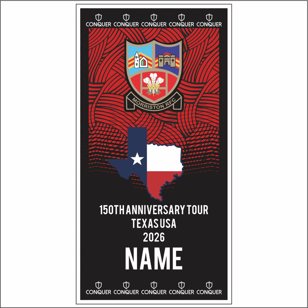 Texas 2026 (Morriston RFC) Beach Towel