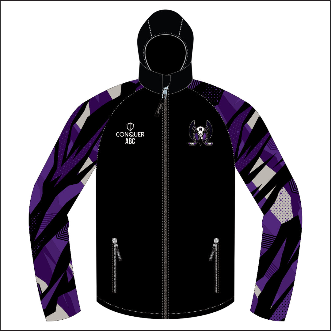 Carmarthen Ravens BHC PRO Full Zip Rain Jacket KIDS