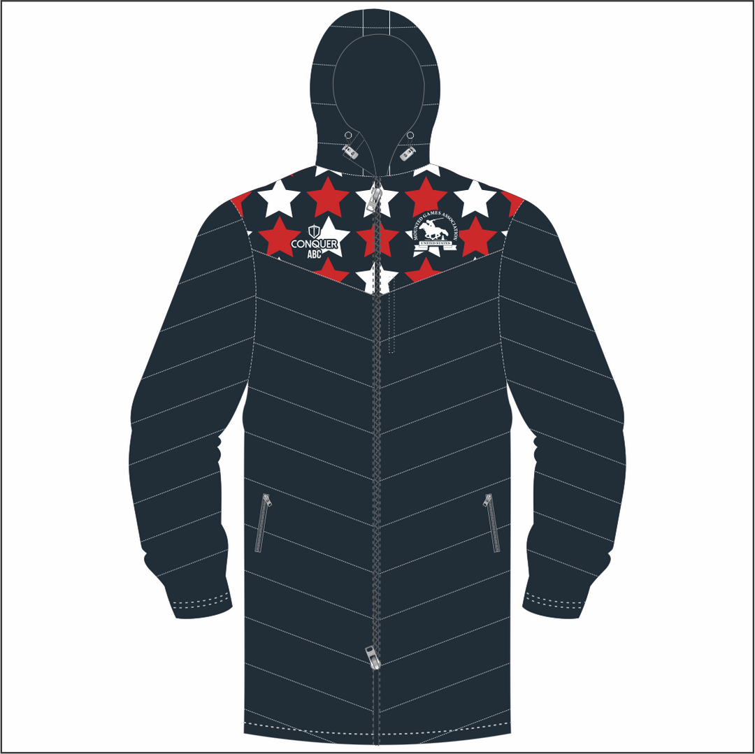 USA Mounted Games  Long Puffy Jacket
