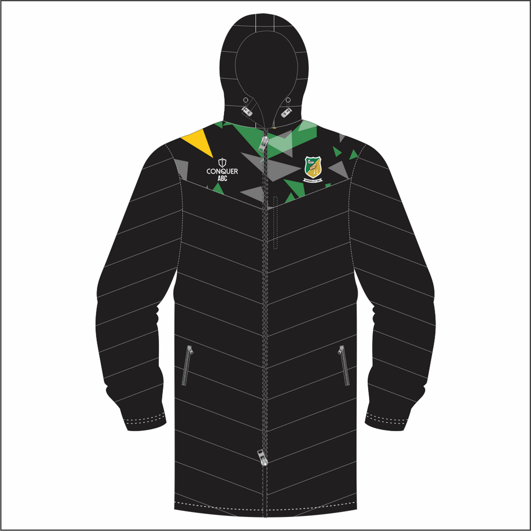 Bedwellty RFC Long Puffy Jacket Kids