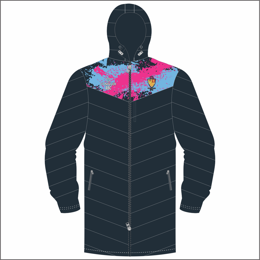 Cwmllynfell RFC Touch Ladies Long Puffy Jacket
