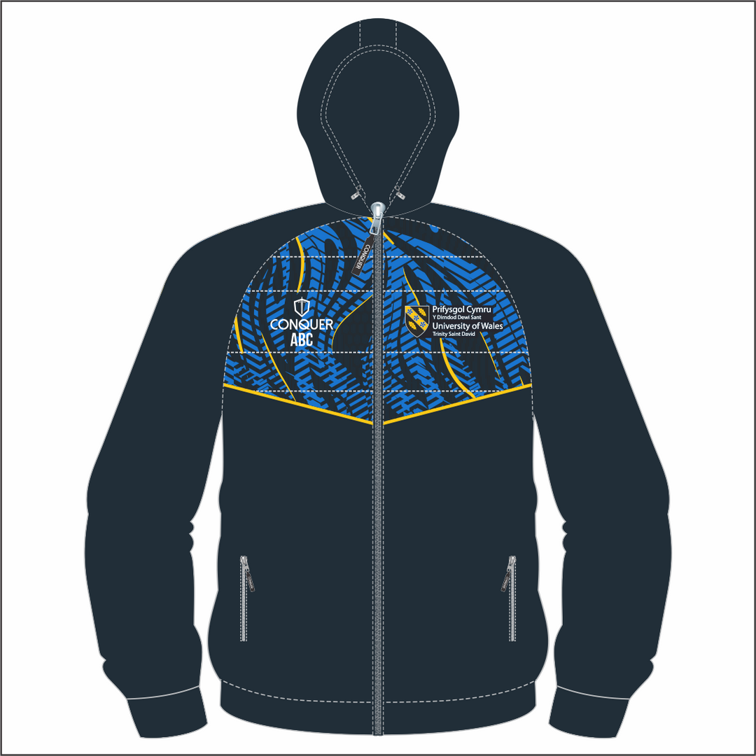 UWTSD Sports Academy Full Zip Hybrid Hoodie