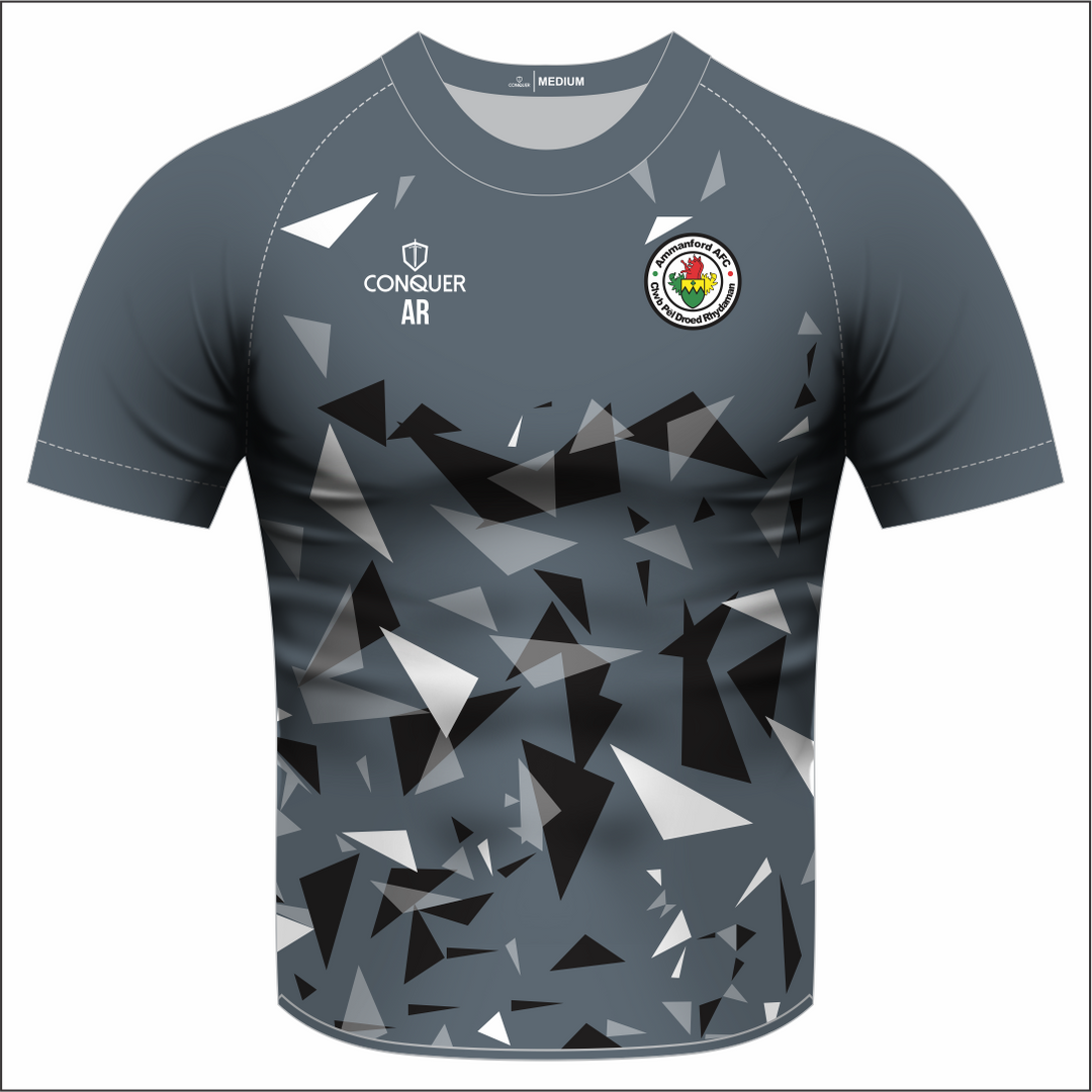 Ammanford AFC LADIES Sublimated T-Shirt - Grey