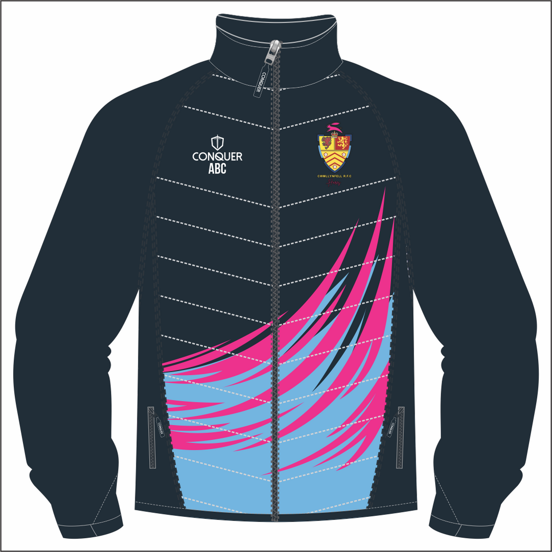 Cwmllynfell RFC Touch LADIES Full Zip Hybrid Jacket