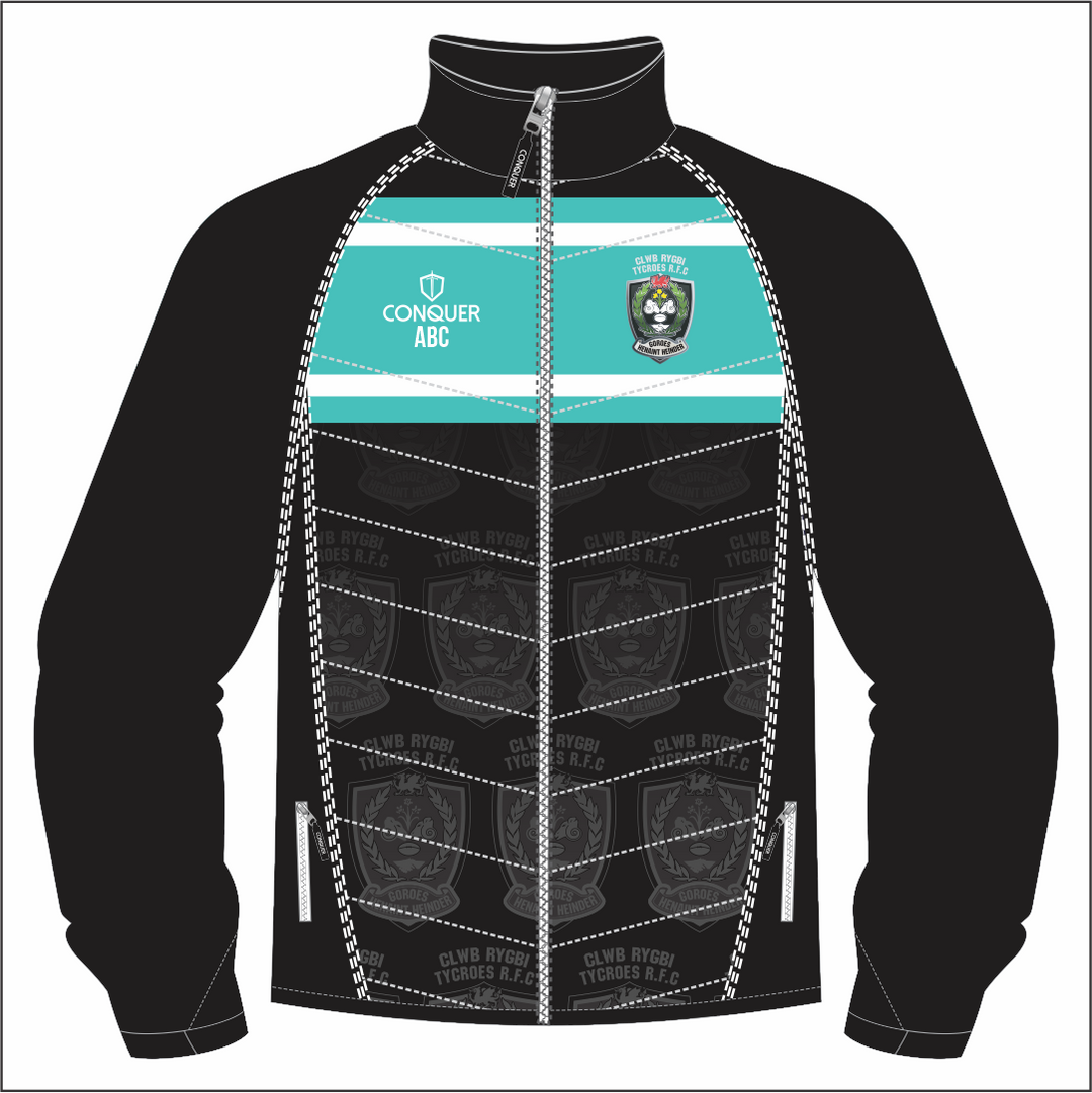 Tycroes LADIES RFC Full Zip Hybrid Jacket KIDS