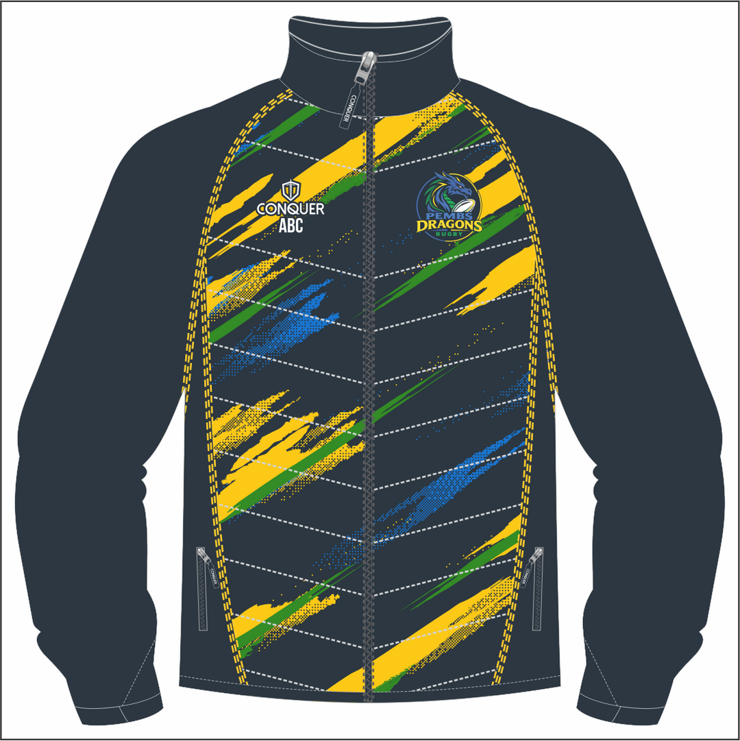 Pembs Dragons Full Zip Hybrid Jacket