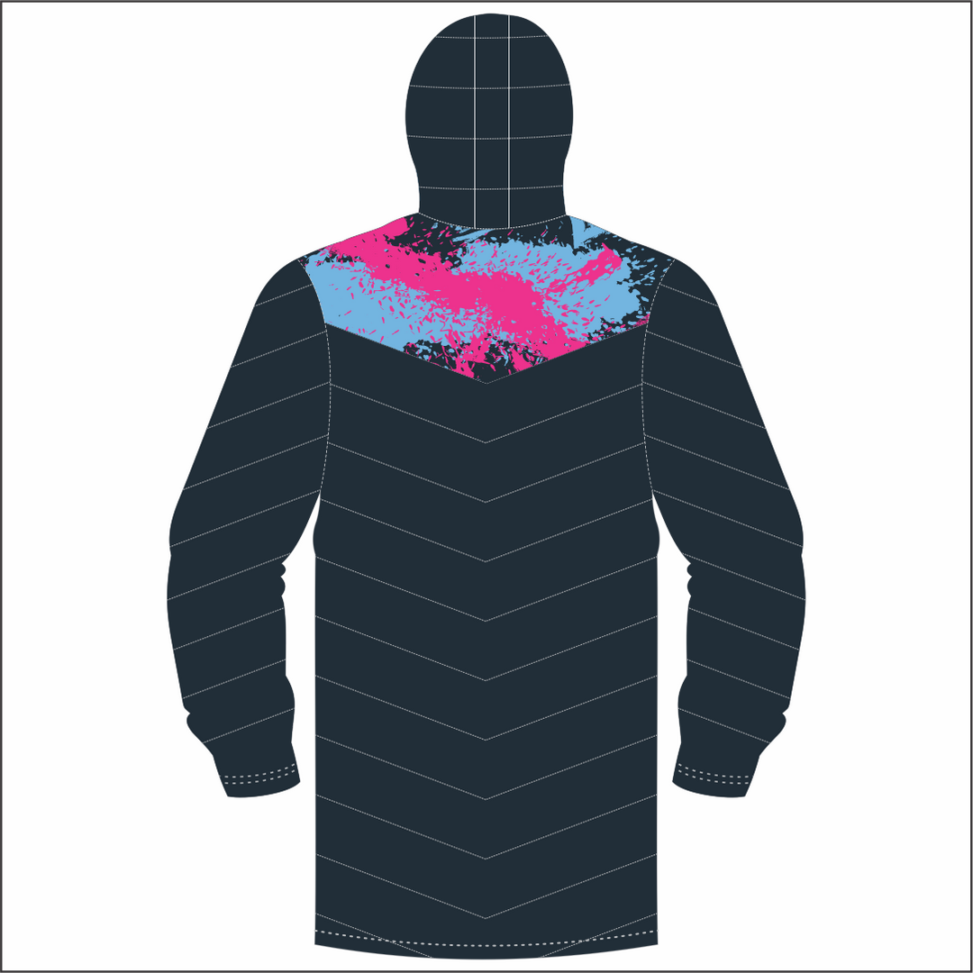 Cwmllynfell RFC Touch Ladies Long Puffy Jacket Kids