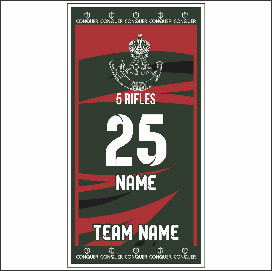 5 Rifles Beach Towel
