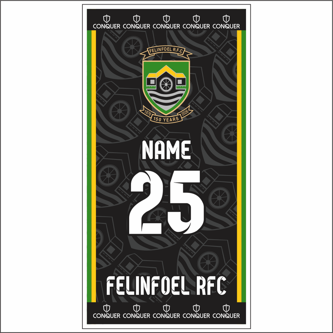 Felinfoel RFC Beach Towel