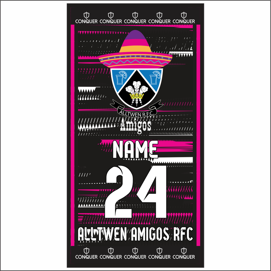 Alltwen Amigos RFC Ladies Beach Towel