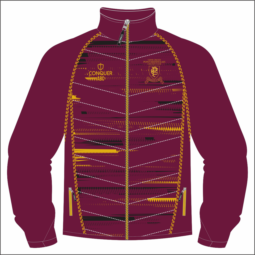 Pontarddulais Cricket Full Zip Hybrid Jacket