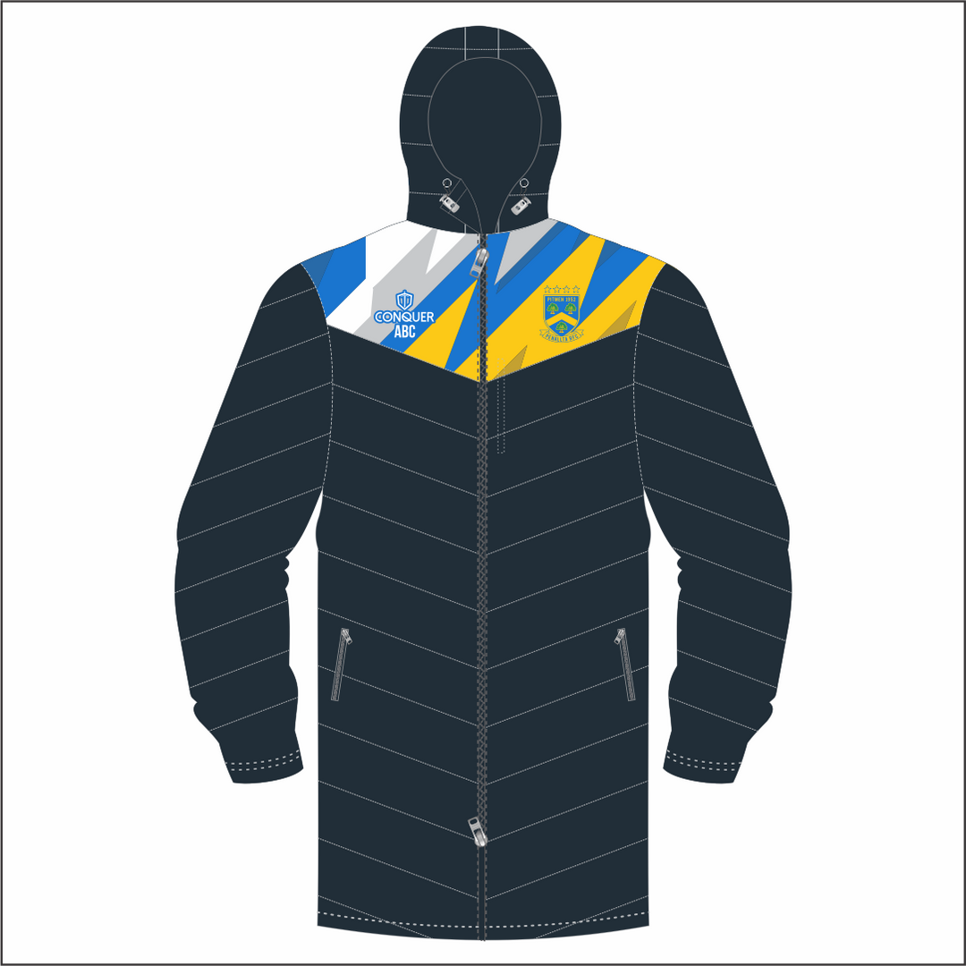 Penallta RFC Long Puffy Jacket