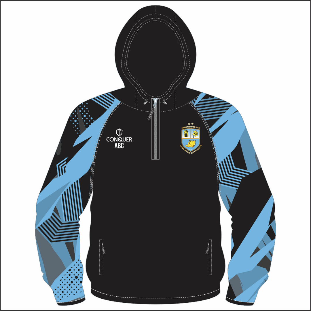 Ammanford RFC PRO Hooded Windbreaker