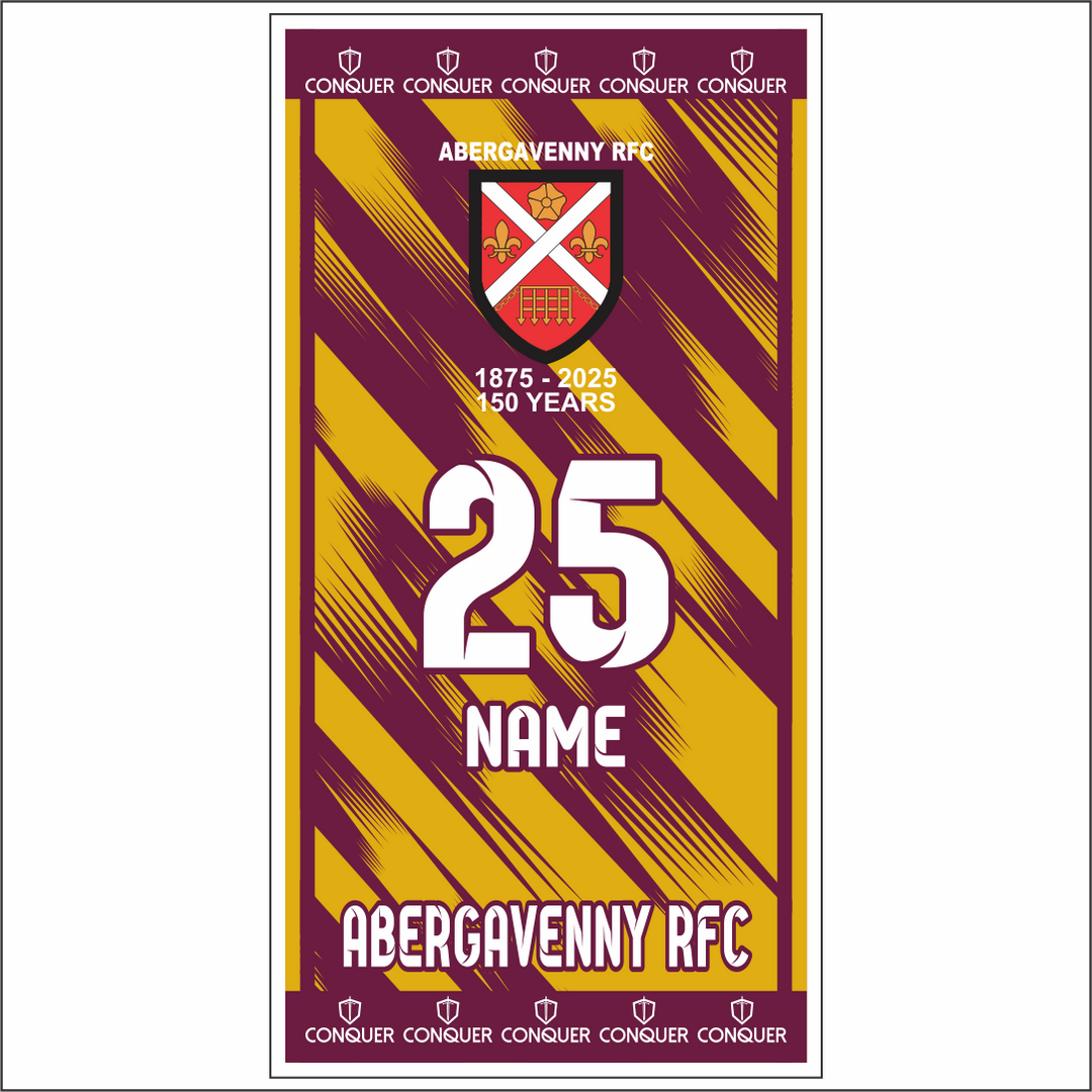 Abergavenny RFC Beach Towel