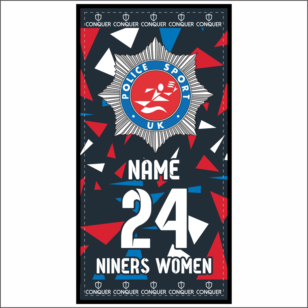 Niners Women's Police Rugby Beach Towel