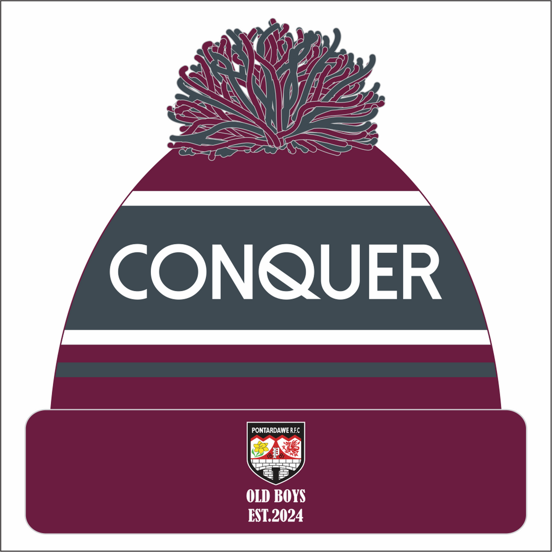 Pontardawe Old Boys Bobble Hat (Adults)