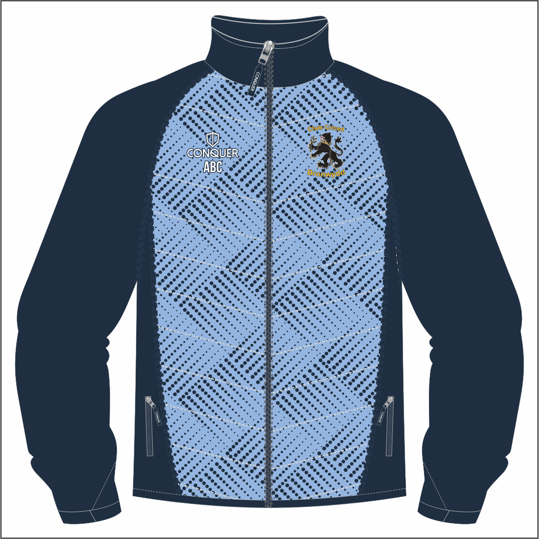 Clwb Criced Bronwydd Full Zip Hybrid Jacket