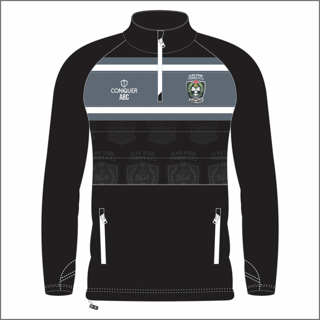 Tycroes RFC 1/4 Zip Hybrid Midlayer KIDS