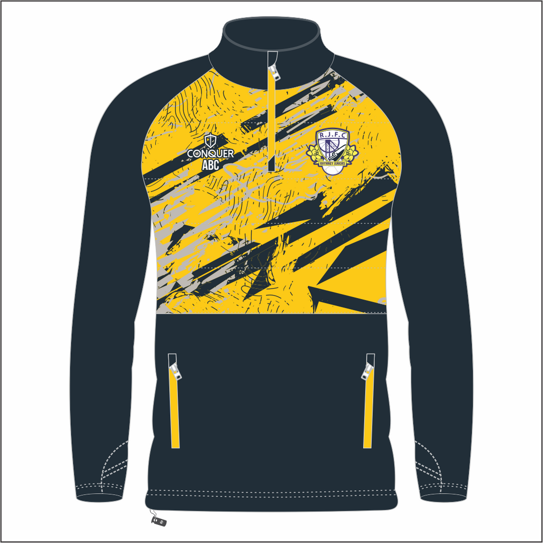 Rhymney JFC 26/27 Zip Hybrid Midlayer KIDS