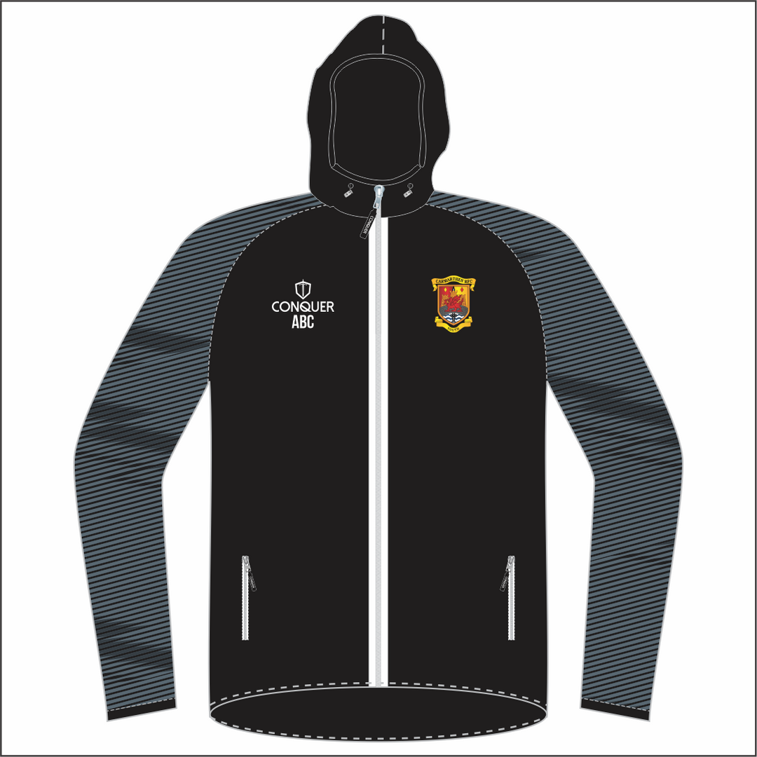 Carmarthen Quins RFC 26/27 Full Zip Light Running Jacket