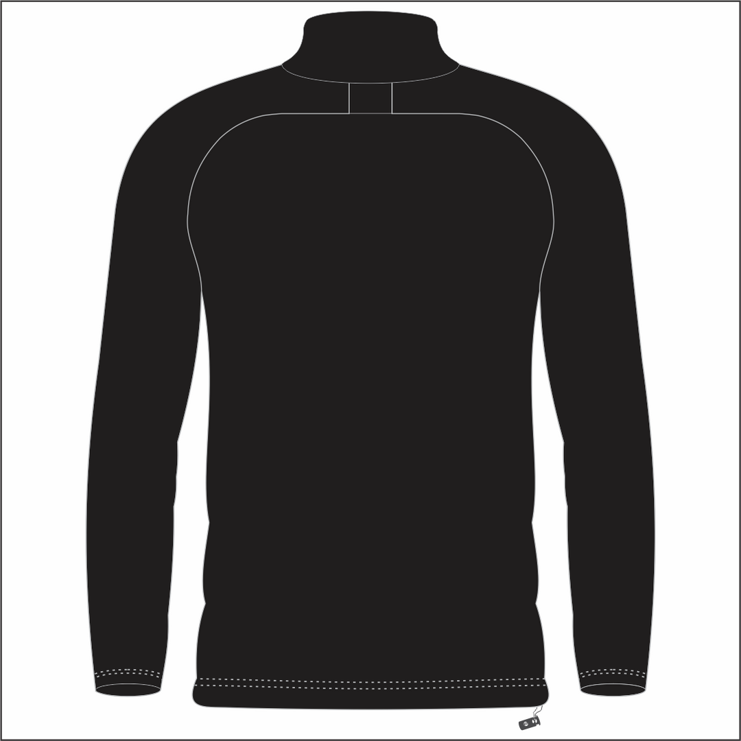 Rhymney Valley SCHOOLS 1/4 Zip Hybrid Midlayer Jacket KIDS