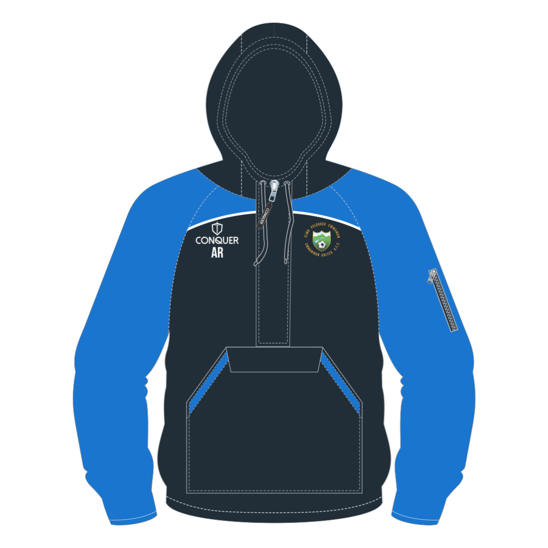 Cwmamman AFC 1/4 Zip Hooded Windbreaker Kids