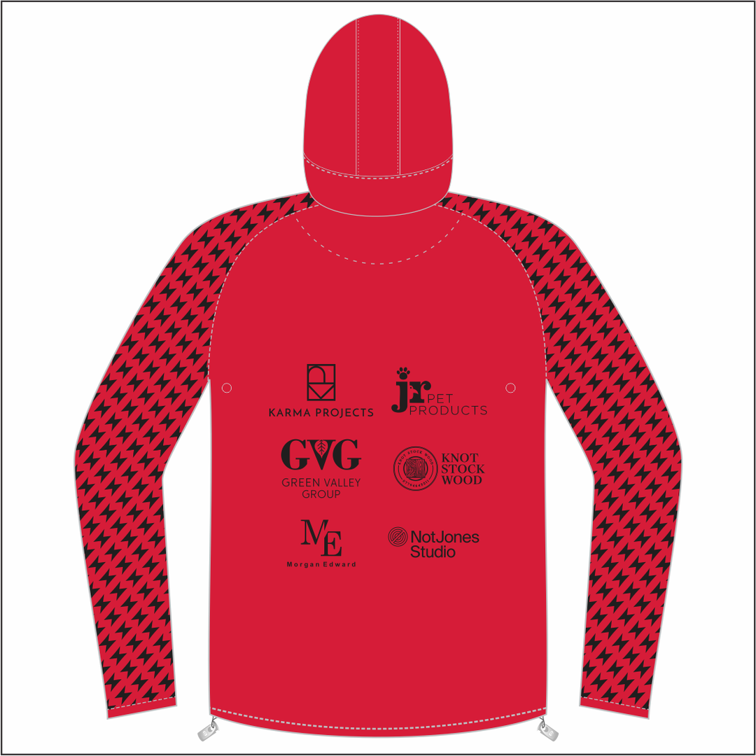 Taran Tywi Pickleball Red FZ Light Running Jacket