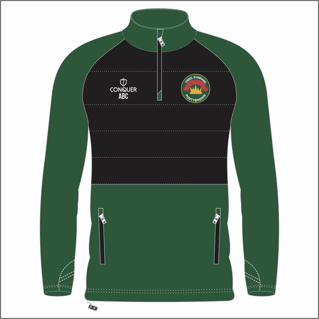 Ysgol Pontybrenin Zip Hybrid Midlayer