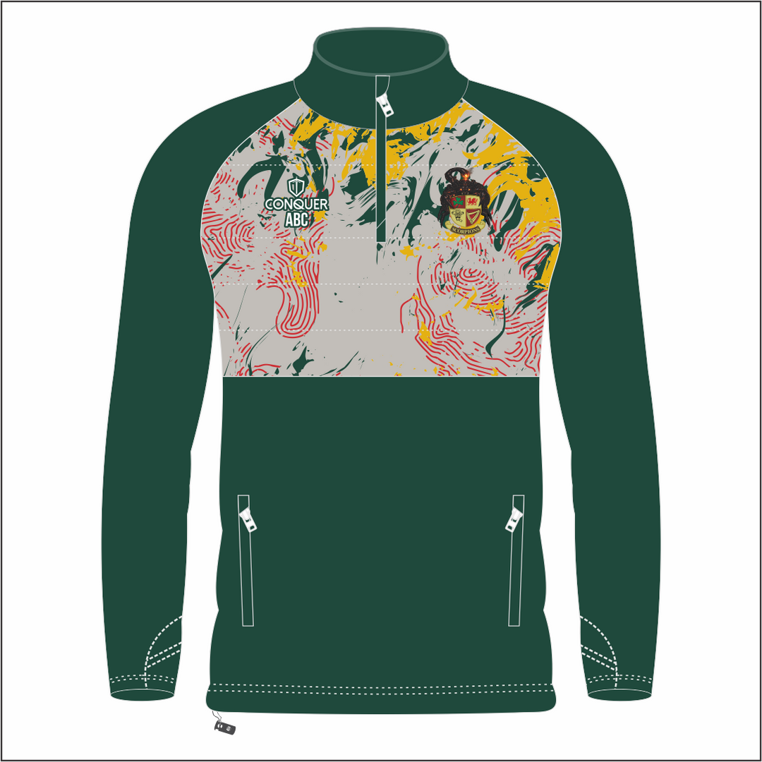 Aberavon Scorpions 1/4 Zip Hybrid Midlayer