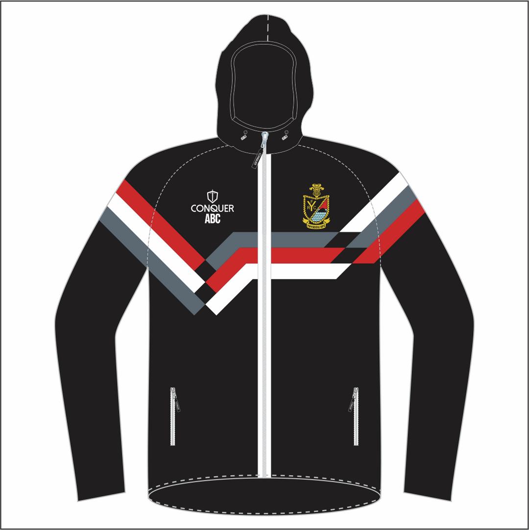 Ynysddu RFC Full Zip Light Running Jacket KIDS