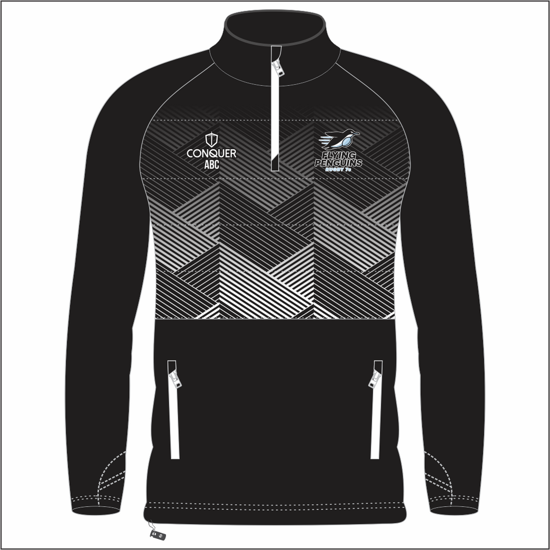 Flying Penguins 1/4 Zip Hybrid Midlayer KIDS