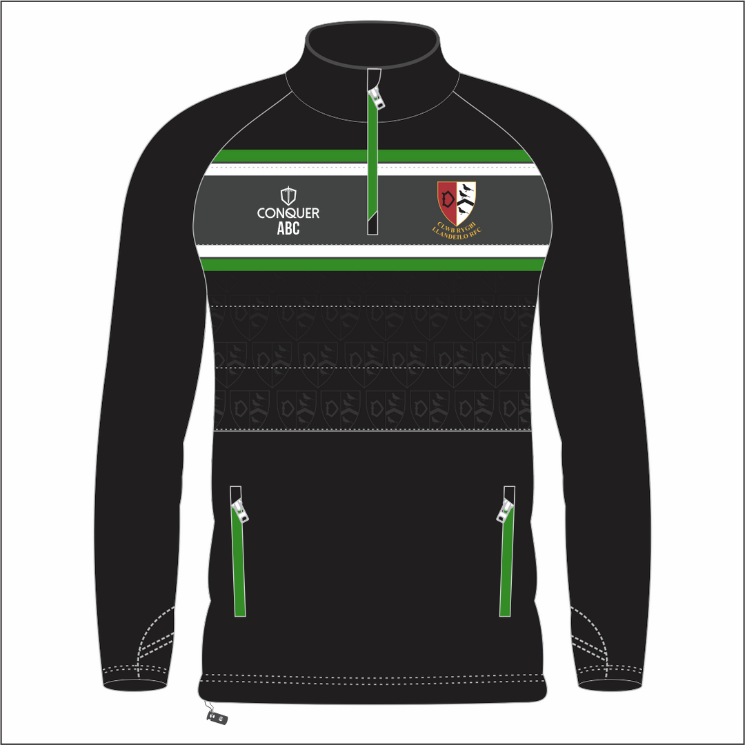 Llandeilo RFC 1/4 Zip Hybrid Midlayer