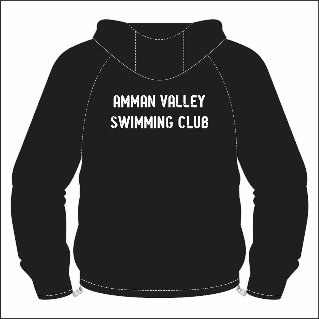 Amman Valley Swimming Club 1/4 Zip Hooded Windbreaker Kids