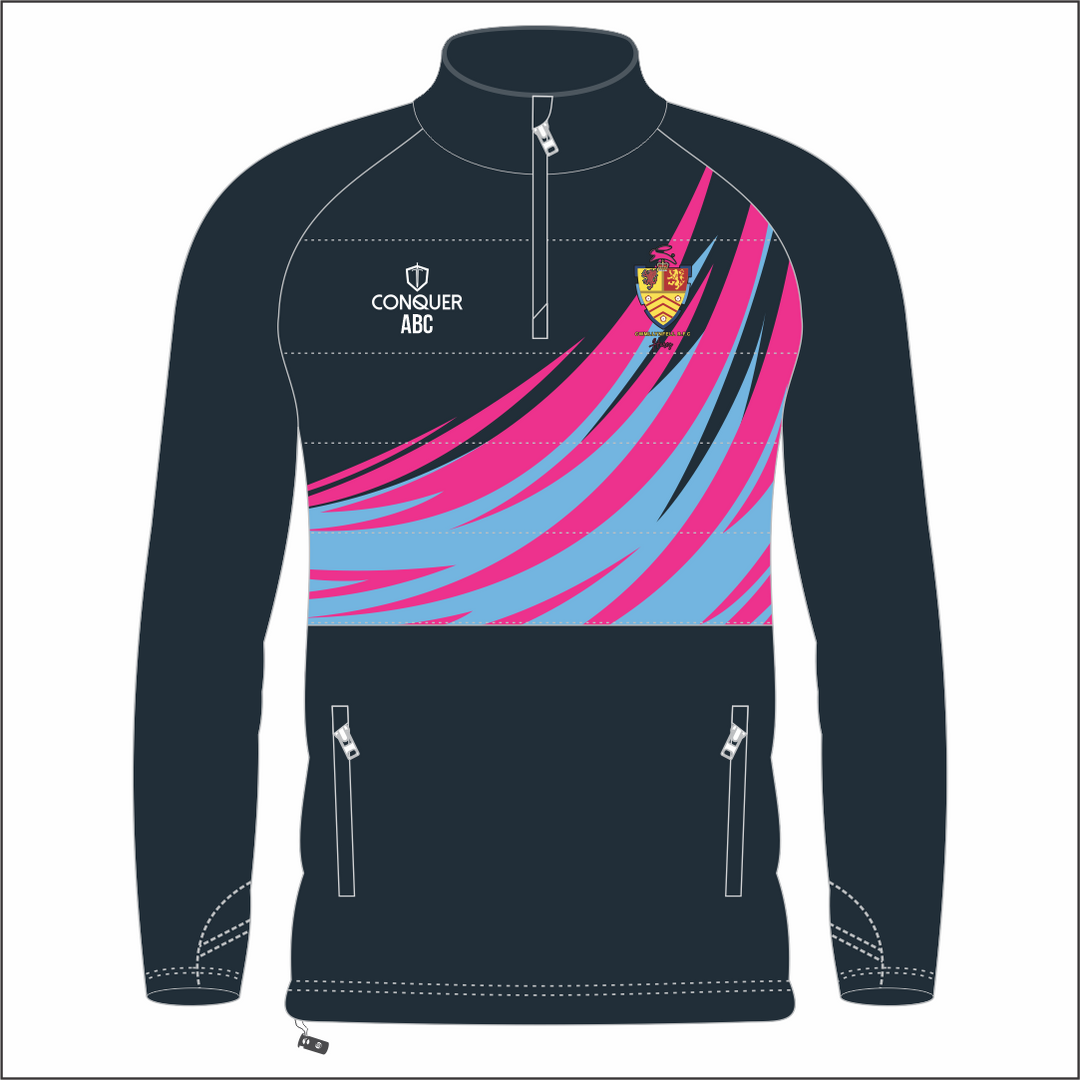 Cwmllynfell RFC Touch LADIES 1/4 Zip Hybrid Midlayer KIDS