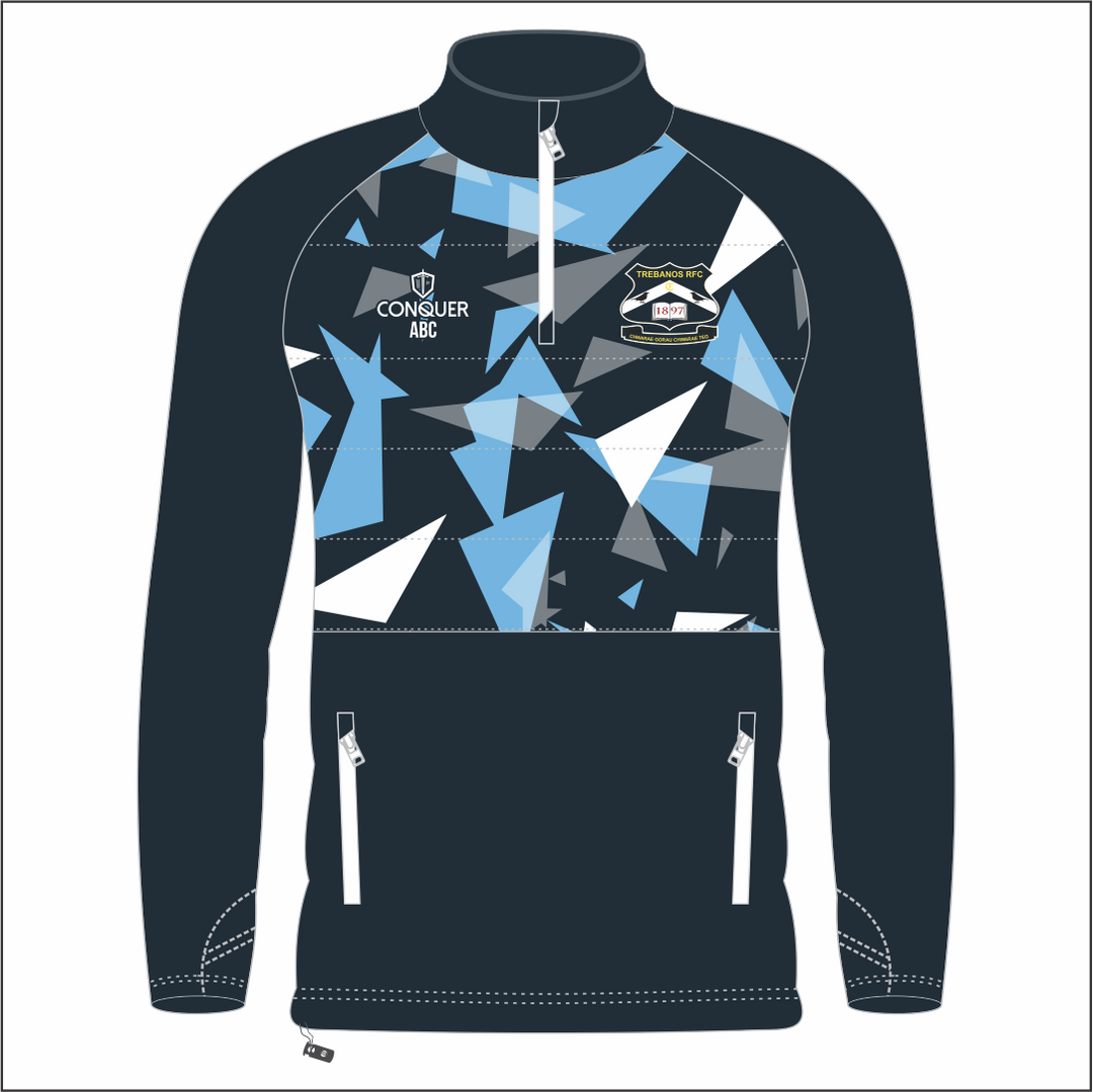 Trebanos RFC 26/27 1/4 Zip Hybrid Midlayer Jacket