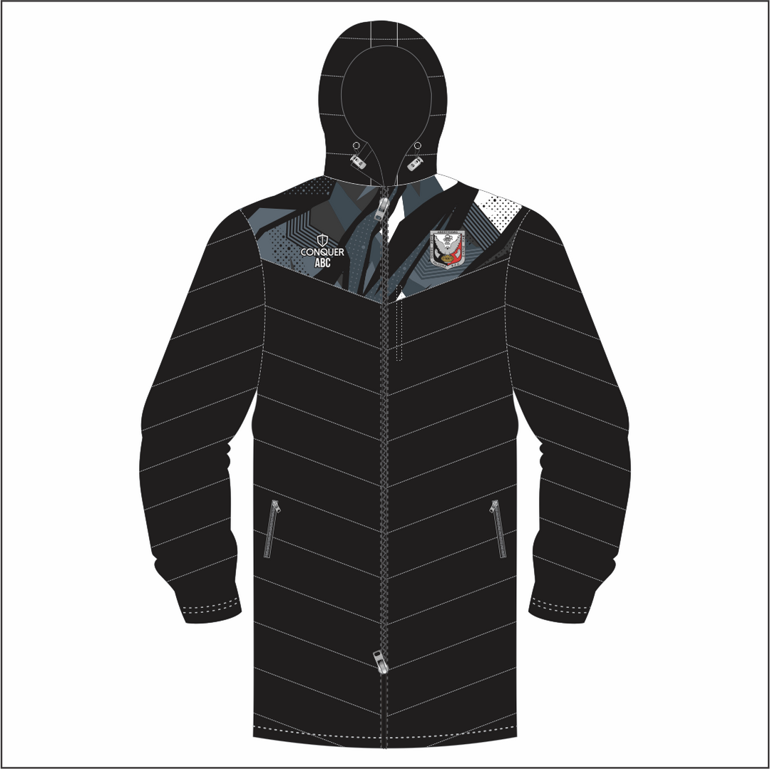 Abertysswg RFC Long Puffy Jacket Kids