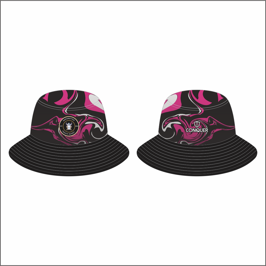 Saxonettes Reversible Bucket Hat ADULT - Black & Pink